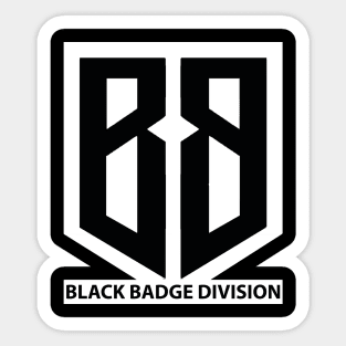 Black Badge Division Sticker